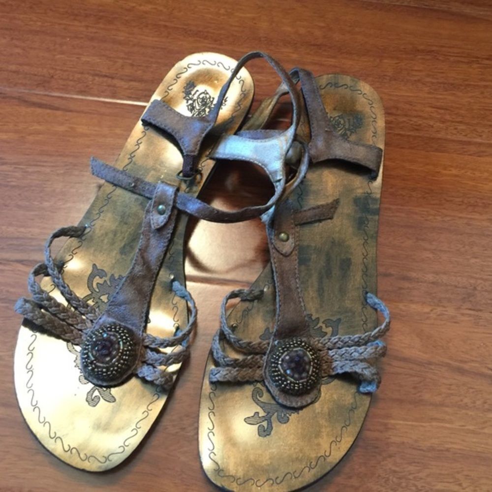 Wooden flats  shoes 💞